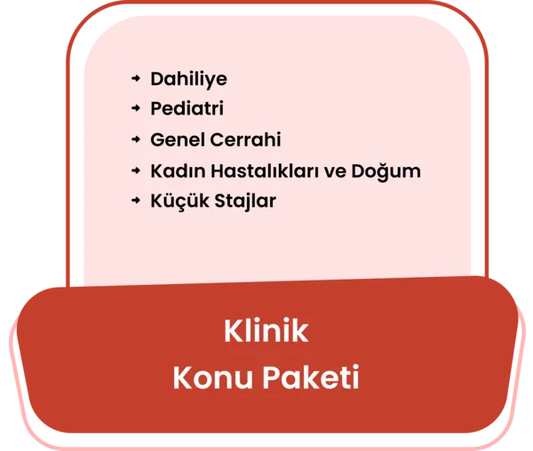 Klinik Bilimler Konu Eğitim Paketi