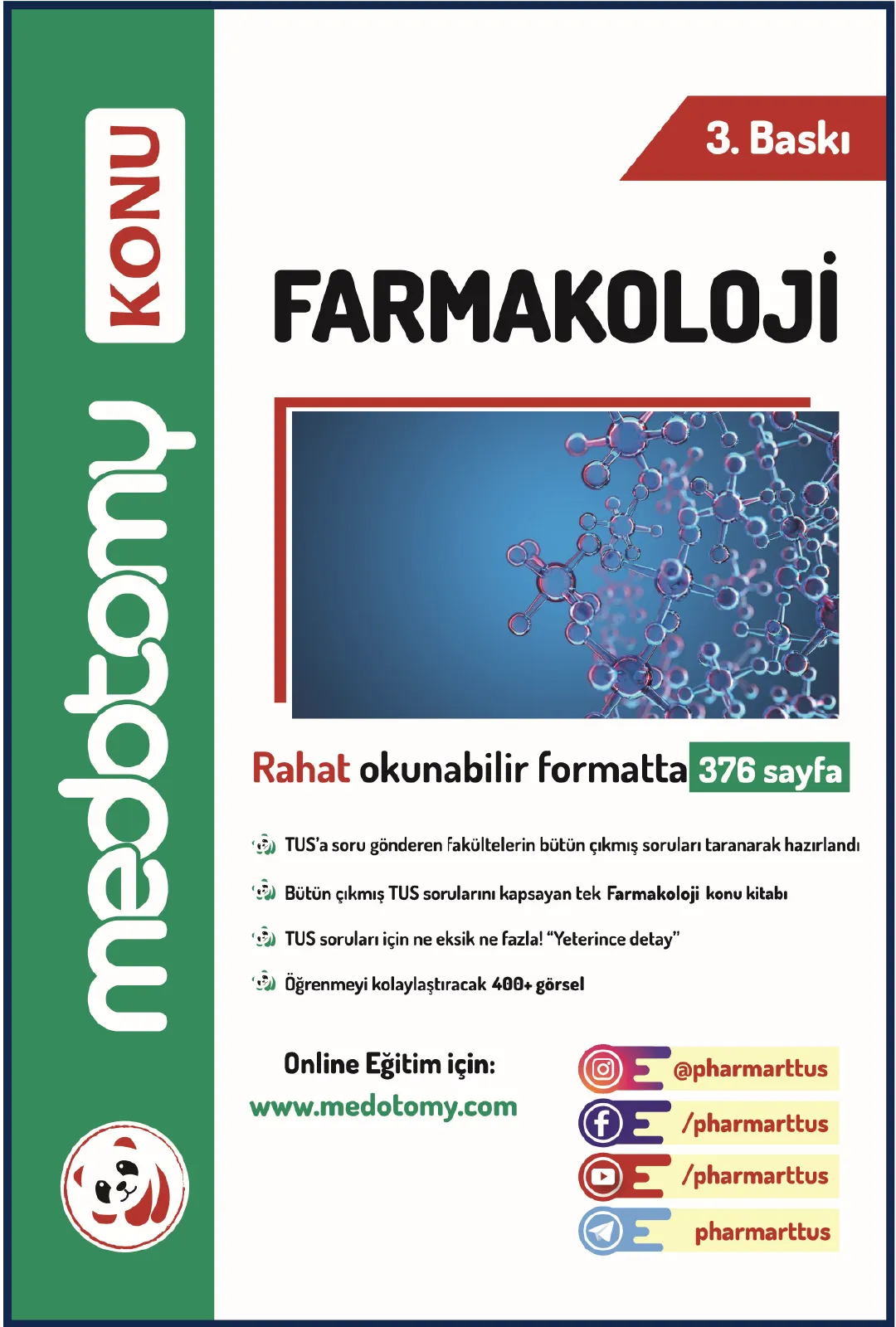 Medotomy Farmakoloji Konu Kitabı 3.Baskı / Artun Kırker
